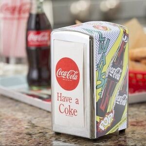 New! Coca-Cola Pop Art Napkin Holder